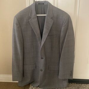 Men’s Joseph & Feiss sport coat jacket size 44 R gray